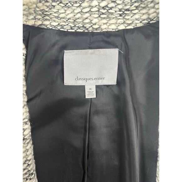 Classiques Entier Cream and Black Blazer Size Medium EUC - Picture 3 of 5